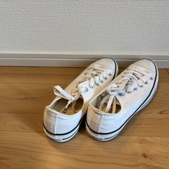 コンバース　白の画像