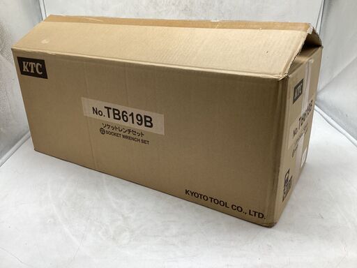【エコツール豊田インター店】KTC/京都機械工具 19.0sq.ソケットレンチセット[19点] TB619B【愛知県/豊田市/工具】