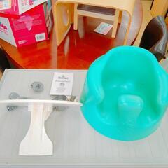 Bumbo バンボ ベビーチェア プレイト台付き グリーン  【こちらは店舗です。浜村鹿野温泉ICから3分 買取本舗 宮本リサイクル 営業時間9～19時 定休日水曜のみ←連絡できませんm(_ _)m】の画像