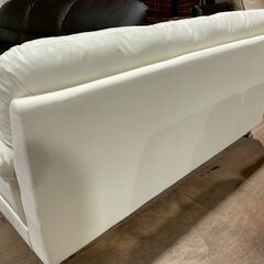 【愛品館 市原店】リビンズ｜合皮張り｜３人掛けソファの画像