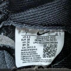 NIKE ワッフルデビュー  24cm オールブラックの画像