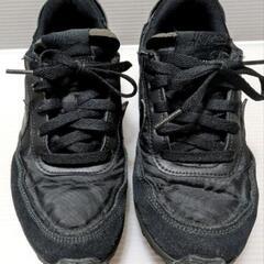 NIKE ワッフルデビュー  24cm オールブラックの画像