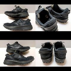 NIKE ワッフルデビュー  24cm オールブラックの画像