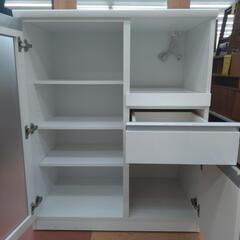 ★限定SALE20%OFF★《尼崎市/リサイクルショップドリーム次屋店》レンジカウンター ホワイト 中古品 ☆尼崎市若王寺☆の画像