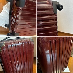 スーツケース ワインレッド　容量: 約46-53L の画像