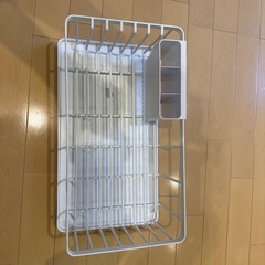 【美品無料】山崎実業 水切りかご 水切りワイヤーバスケットの画像