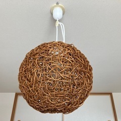 オシャレ！ラタンのペンダントライトの画像