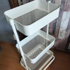 キャスター付き　3段ラック　ワゴンラックの画像