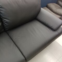 ★リユースのサカイ千葉中央店★期間限定割引有 NITORI 合皮2人掛けソファ　Nシールド　キャッツ2  H80×D88×W172 クリーニング済み TC4491           　の画像