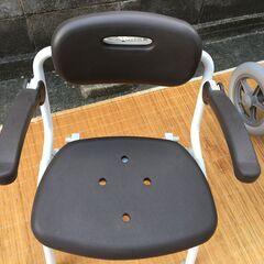 お値下げ【介護福祉用品】Panasonic シャワーチェア PN-L41522 ワイドSP ワンタッチ 折りたたみ 背もたれ 入浴介護の画像
