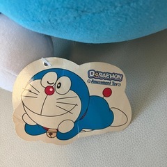 ドラえもん ぬいぐるみ くつろぎぬいぐるみ　大きな鈴付き タグ付き　ＸＬの画像