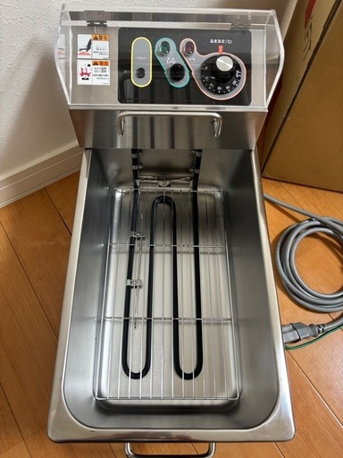 【新品未使用】マルゼン　電気ミニフライヤー