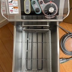【新品未使用】マルゼン　電気ミニフライヤーの画像