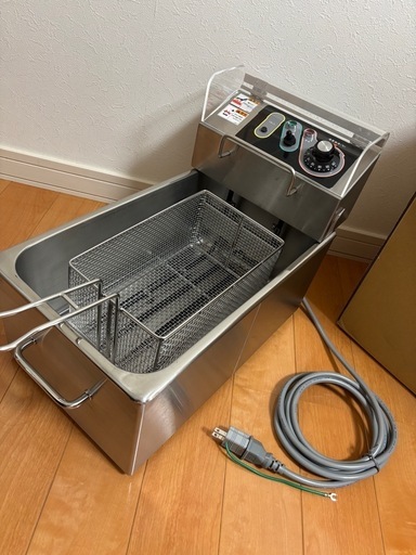【新品未使用】マルゼン　電気ミニフライヤー