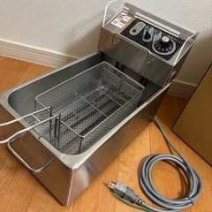 【新品未使用】マルゼン　電気ミニフライヤーの画像
