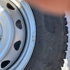 日産　NV200　165R14　鉄ホイル　スタッドレスタイヤ4本セットの画像