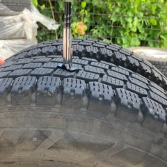 日産　NV200　165R14　鉄ホイル　スタッドレスタイヤ4本セットの画像