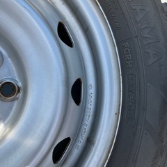 日産　NV200　165R14　鉄ホイル　スタッドレスタイヤ4本セットの画像