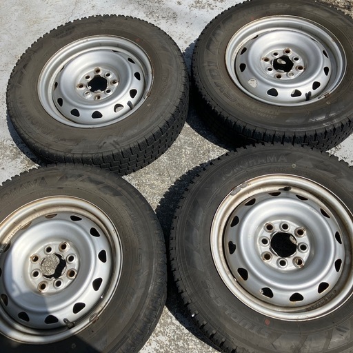 日産　NV200　165R14　鉄ホイル　スタッドレスタイヤ4本セット