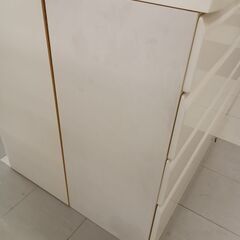 ★リユースのサカイ千葉中央店★期間限定割引有  チェスト ホワイト H94×D41.5×W120 クリーニング済み TC4494           　の画像