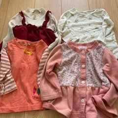 女児服サイズ80長袖長ズボンの画像