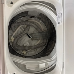 パナソニック 全自動洗濯機 6kg ニュアンスベージュ NA-F60B1 2022年製　ビッグウェーブ洗浄 No2990の画像