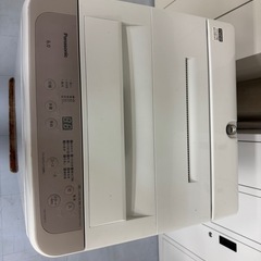 パナソニック 全自動洗濯機 6kg ニュアンスベージュ NA-F60B1 2022年製　ビッグウェーブ洗浄 No2990の画像