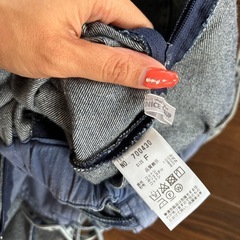 デニム　ワンピースの画像