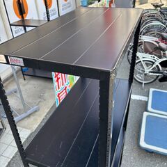 【ジモティー割引あり】【ジャングルジャングル守口店】スチールラック　ブラック　W80×D40×H165.5の画像