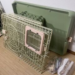 猫　大型ケージ　3段　未使用に近い　161×83×60 cmの画像