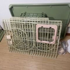 猫　大型ケージ　3段　未使用に近い　161×83×60 cmの画像