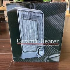 値下げ！コンパクトPTCセラミックファンヒーター 美品の画像