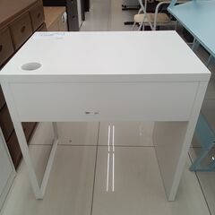 ★リユースのサカイ日立店★HJ7671 IKEA デスク ホワイト H75.5×D50×W73.5 クリーニング済み の画像
