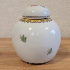 値下げ可 景徳鎮 茶筒 中国 インテリアの画像