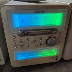 VICTOR ミニコンポ  CD,MD.カセット.ラジオの画像
