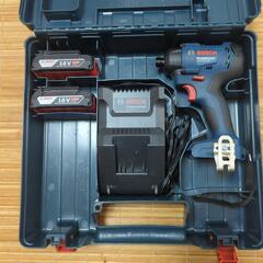 BOSCH電動インパクトドライバー18V2.0Ah 160Nの画像