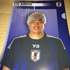 サッカー日本代表クリアファイルの画像