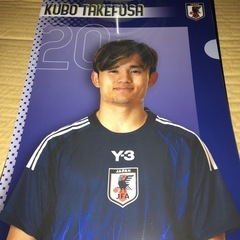 サッカー日本代表クリアファイルの画像