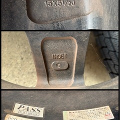 YOKOHAMA ice GUARD G075 195/80R15 ジムニー　2019年製　7分山の画像