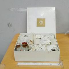 0907-103 翠泉 明治ろまん プチコーヒーセット 5客 レトロ 九谷屋の画像