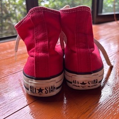 コンバース　赤　ハイカット　23cmの画像
