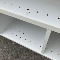 ニトリ　カラーボックス　白の画像