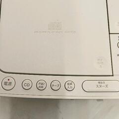 0907-062 SONY CDラジカセCFD-S401※ｶｾｯﾄ不調※の画像