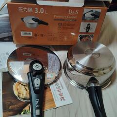 新品同様D&S圧力鍋3.0LPressure Cooker DSPC6010の画像