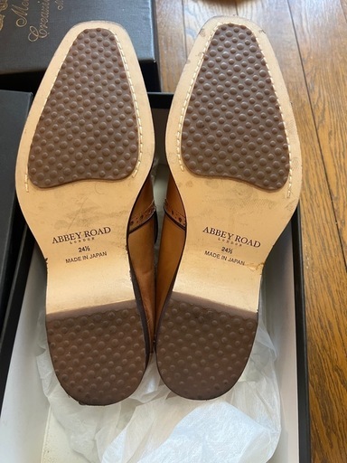 ABBEY ROAD 新品革靴　24.5