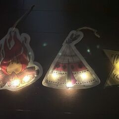 キャンプ用品　デコレーションライト　4個セット　中古品の画像