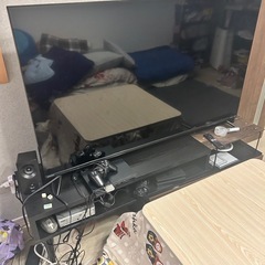 【画面割れ】オリオン55型チューナーレス2024年製の画像
