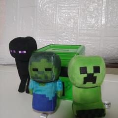 決まりましたマイクラミニぬいぐるみと貯金箱の画像