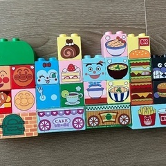 アンパンマン はじめてのブロックバケツLの画像