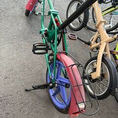 J2093【リユースのサカイ柏店】 折りたたみ自転車　DAHON  グリーン　　クリーニング、簡易メンテナンス済み　★店頭にて試乗可★  中古自転車 　流山市 中古自転車 松戸市 中古自転車 我孫子市 中古自転車 船橋市 中古自転車 守谷市 中古自転車 取手市 中古自転車　の画像